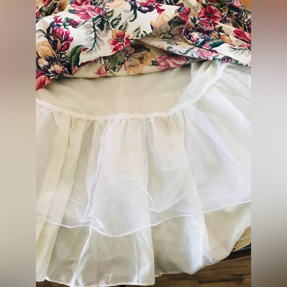 Vintage Midi Floral Cotton Dress by Albi-Ettes Size 11/12 - Picture 17 of 17